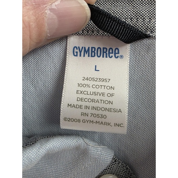 Gymboree Shirt Mens Large Multicolor Colorblock Long Sleeve Button Up - Picture 2 of 8
